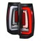 Spec-D Tuning LED TAILLIGHT MATTE BLACK HOUSING AND CLEAR LENS, 2PK LT-DEN07JMLED-SQ-RS - alternate 1
